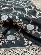 Premium Mashru Katan Silk Jangla Banarasi Saree