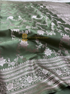 Premium Mashru Katan Silk Jangla Banarasi Saree