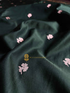 Premium Mashru Katan Silk Banarasi Saree With Floral Motifs