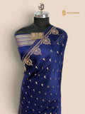 Premium Mashru Crepe Banarasi Saree - All Over Motifs