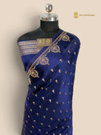 Premium Mashru Crepe Banarasi Saree - All Over Motifs
