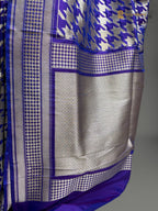 Regal Pure Katan Silk Banarasi Saree - Handwoven Tanchui Brocade