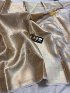 Pure Tissue Silk Handloom Banarasi Saree - All Over Tanchui Brocade