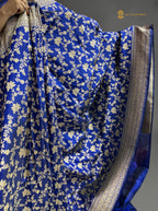 Regal Pure Katan Silk Handloom Banarasi Saree - All Over Jaal Work