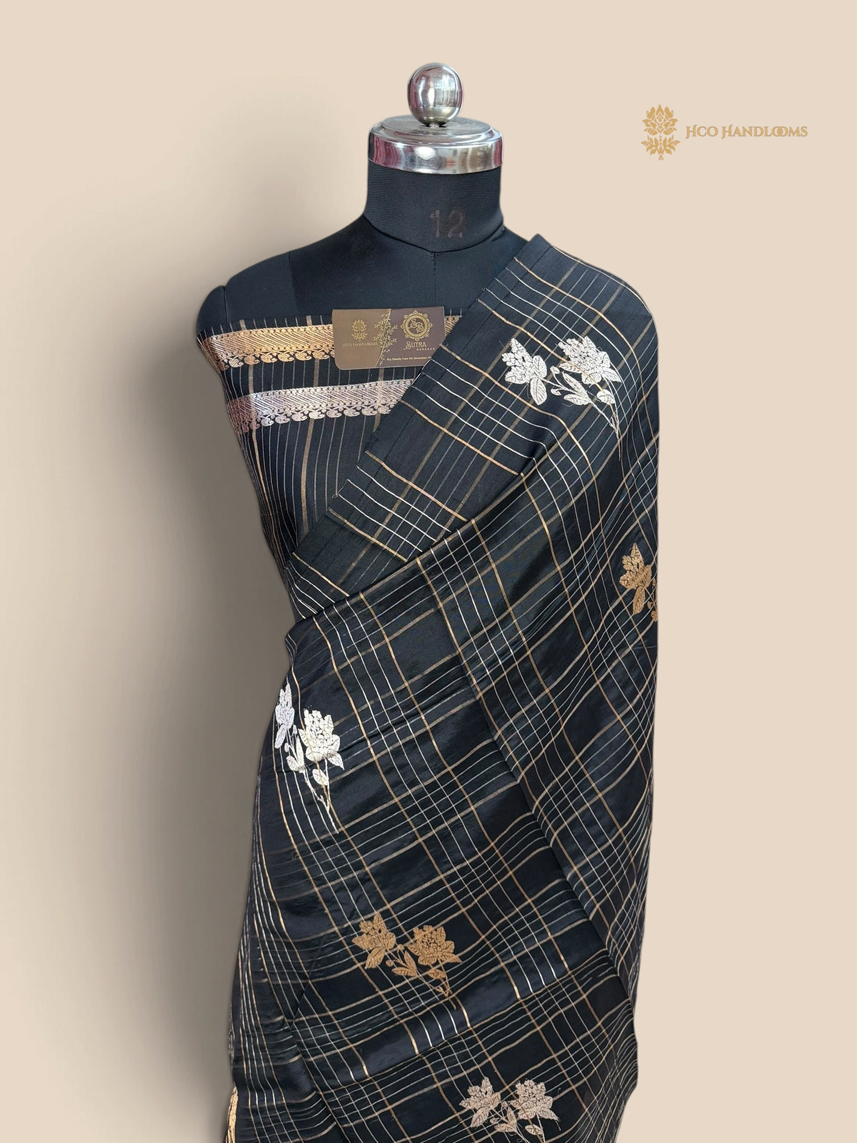 Pure Raw Mango Katan Silk Handloom Banarasi Saree - Kadhua motifs