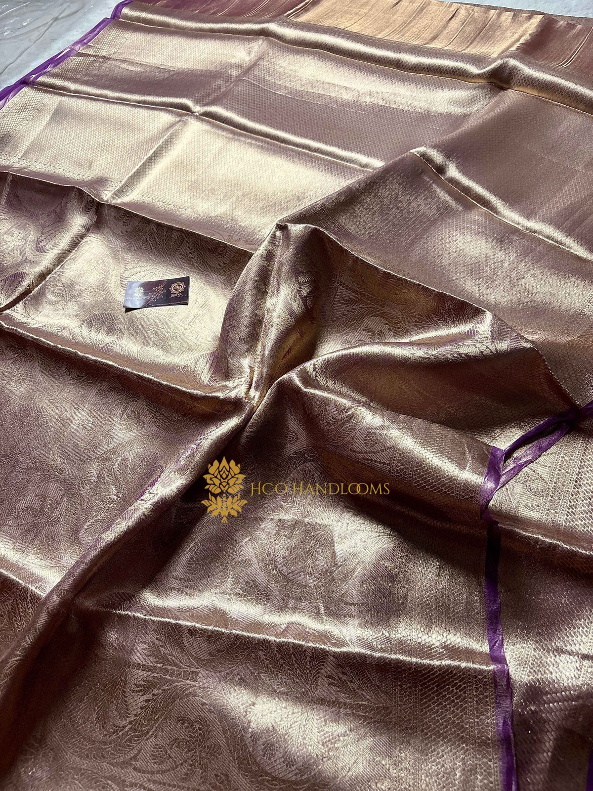 Pure Tissue Silk Tanchui Brocade Handloom Banarasi Saree
