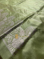 Pure Katan Silk Handloom Banarasi Saree - All Over Kadhua Meenakari Motifs