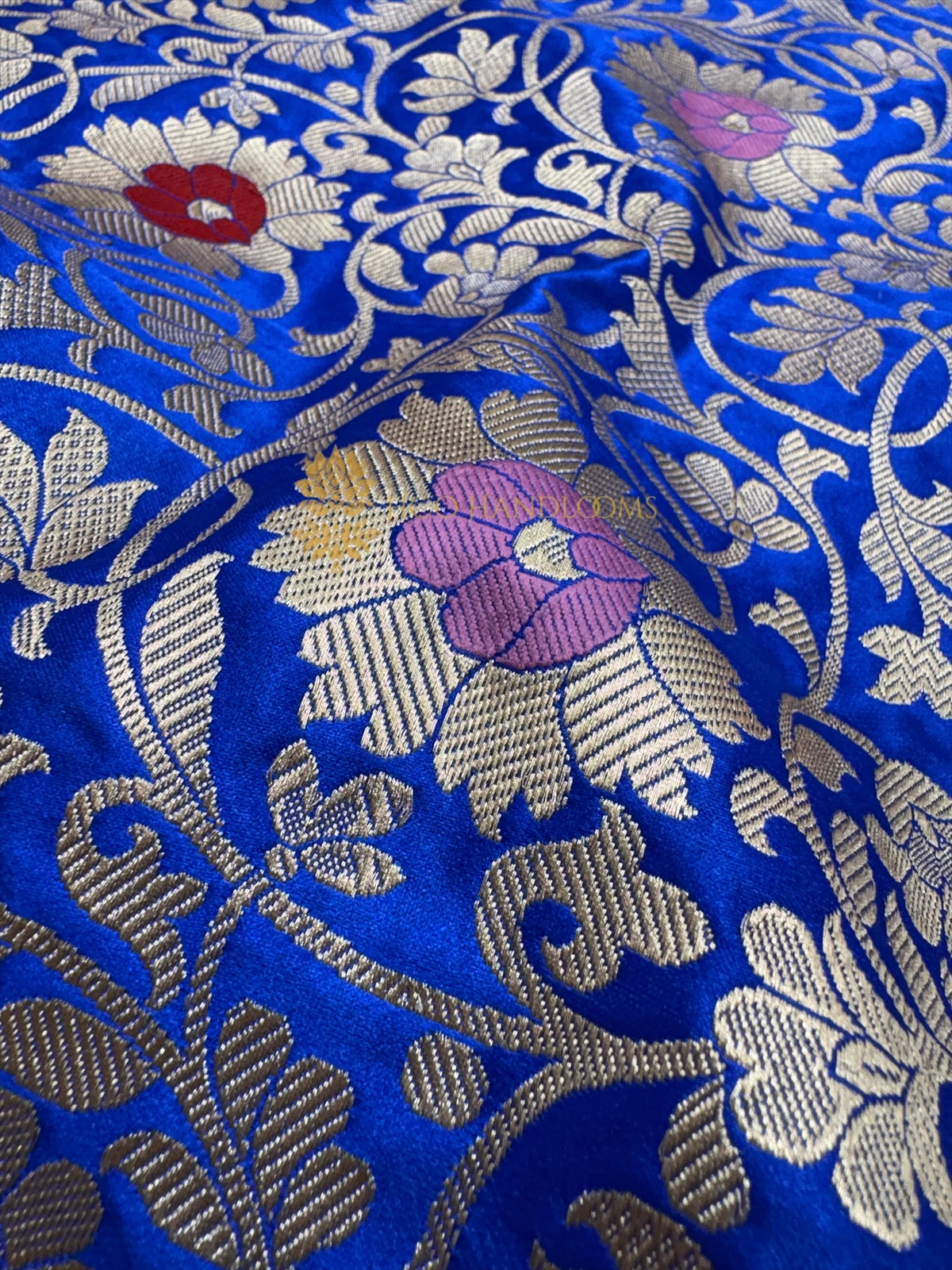 Premium Mashru Katan Silk Meenakari Jangla Banarasi Saree