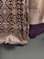 Regal Pure Katan Silk Banarasi Saree - Handwoven Tanchui Brocade