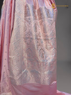 Premium Mashru Katan Silk Banarasi Saree - All Over Small Booti