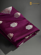 Premium Mashru Katan Silk Banarasi Saree - All Over Motifs