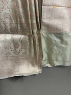 Regal Pure Katan Silk Handloom Banarasi Saree - All Over Jaal Work