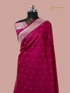 Regal Rani Premium Mashru Katan Silk Banarasi Saree - All Over Small Booti