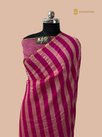 Pure Moonga Crush Tissue Silk Handloom Banarasi Saree