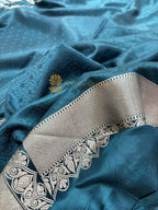 Premium Mashru Katan Silk Jangla Banarasi Saree