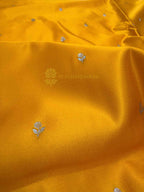 Premium Mashru Katan Silk Floral Motifs Banarasi Saree