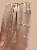 Pure Tissue Silk Tanchui Brocade Handloom Banarasi Saree