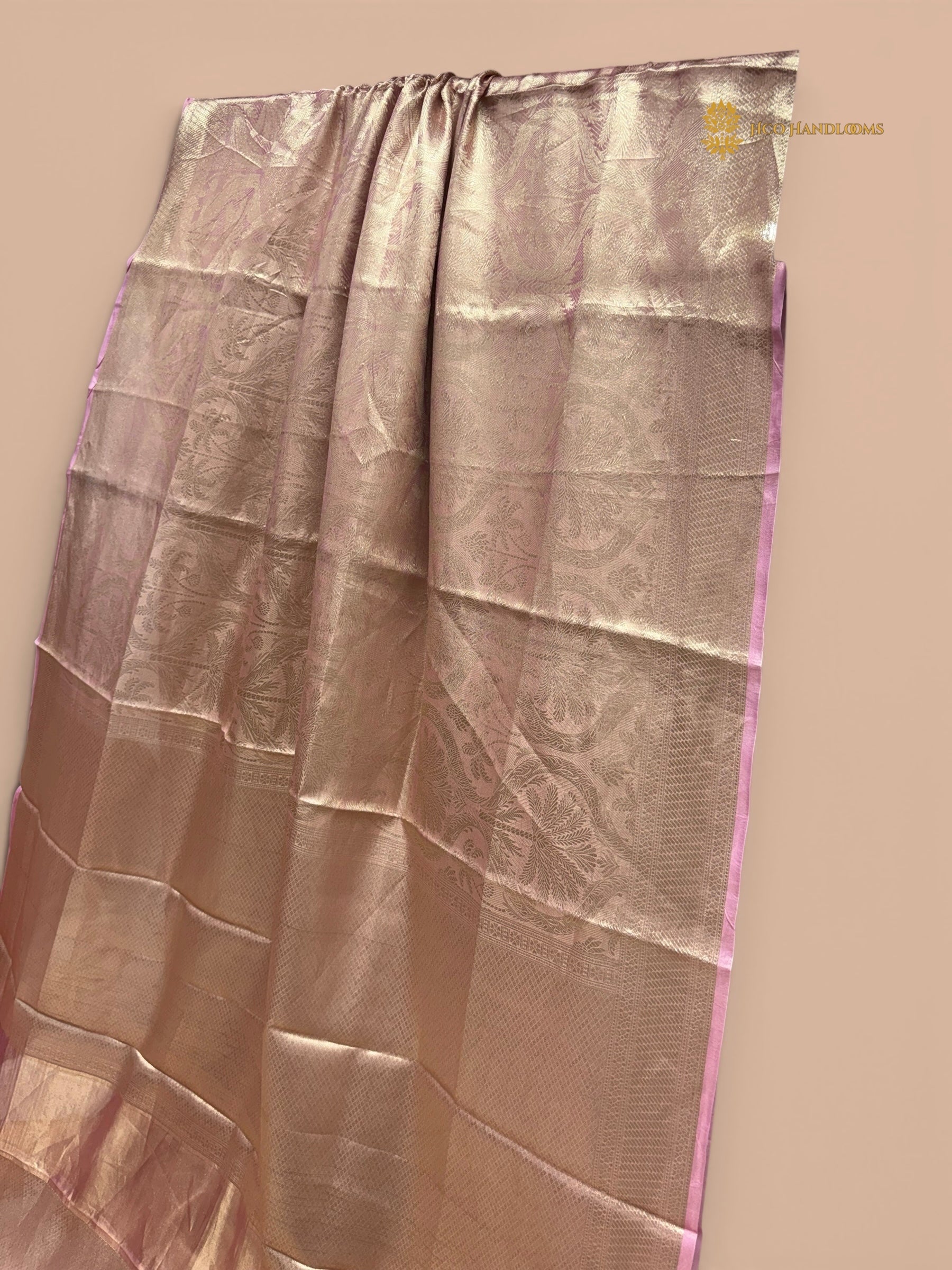 Pure Tissue Silk Tanchui Brocade Handloom Banarasi Saree
