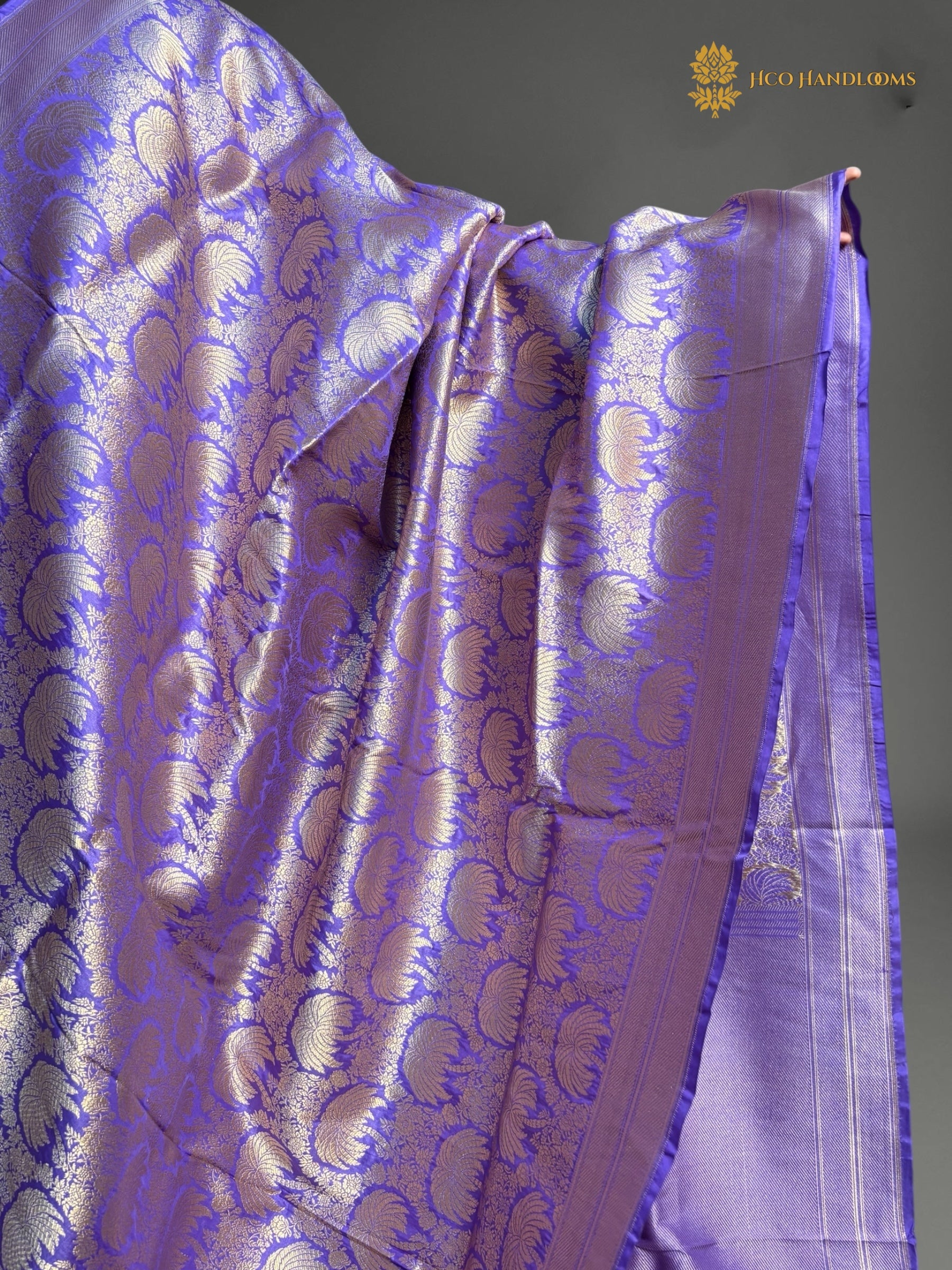 Pure Katan Silk Handloom Banarasi Saree - All Over  Floral Tanchui Brocade