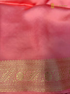 Premium Mashru Crepe Silk Banarasi Saree - All Over Floral Boota