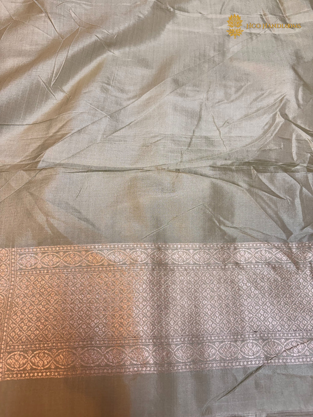Pure Katan Silk Handloom Banarasi Saree - All Over Meenakari Jangla