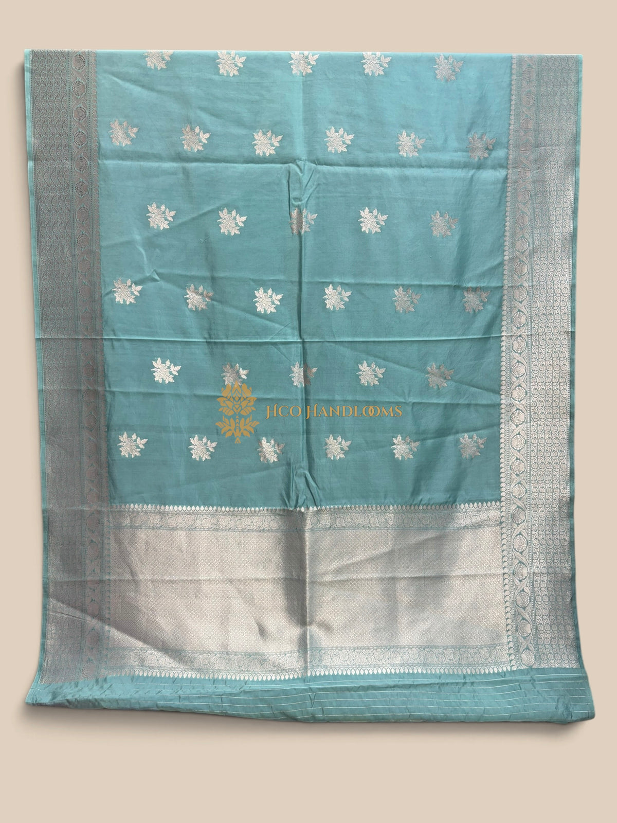 Pure Mango Katan Silk Handloom Banarasi Saree - Kadhua Motifs