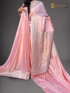 Premium Mashru Katan Silk Banarasi Saree - All Over Small Booti