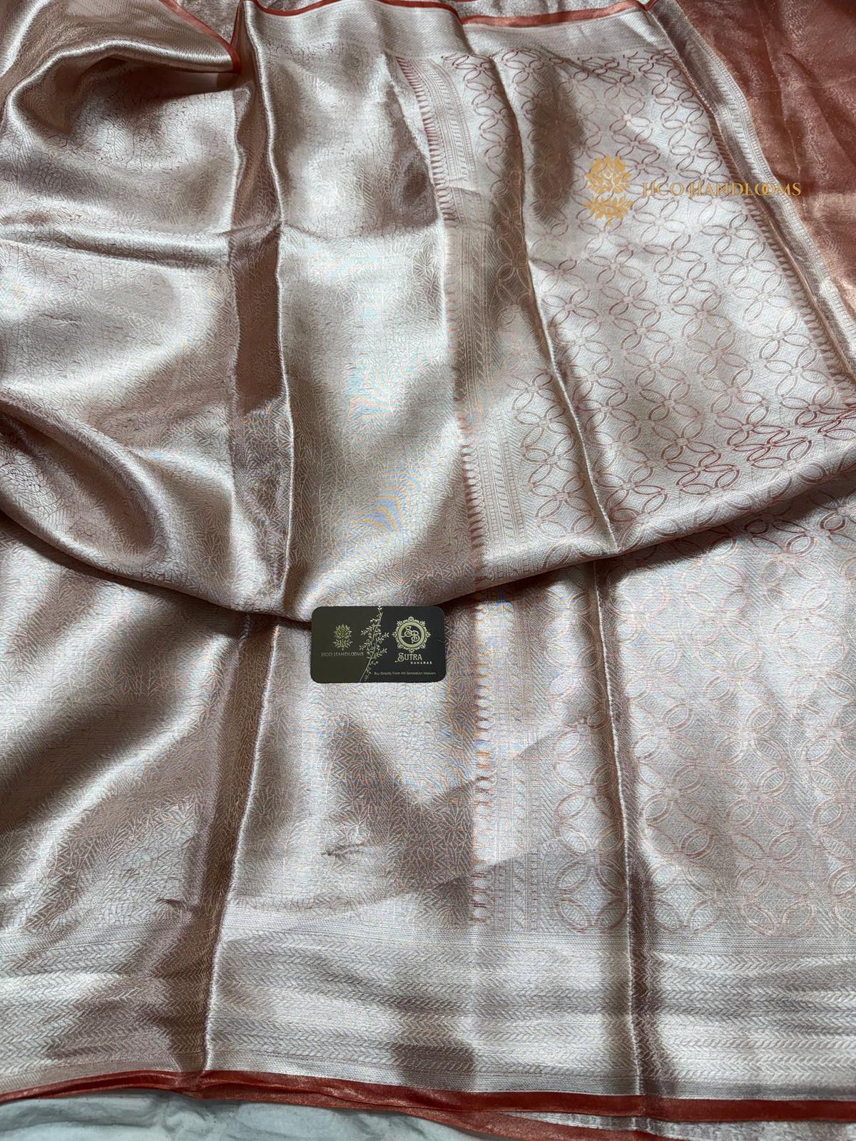 Pure Tissue Silk Handloom Banarasi Saree - All Over Tanchui Brocade