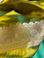 Premium Mashru Katan Silk Jangla Banarasi Saree