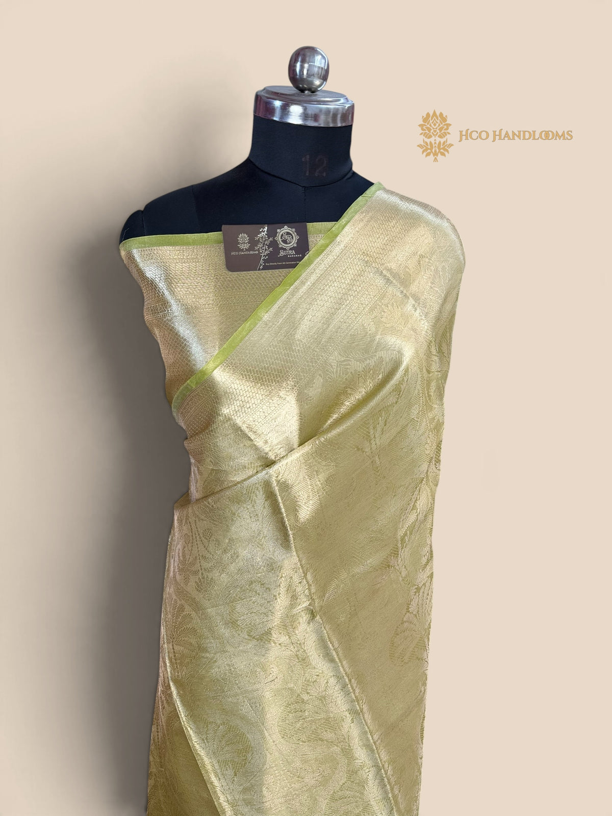 Pure Tissue Silk Handloom Banarasi Saree - All Over Tanchui Brocade