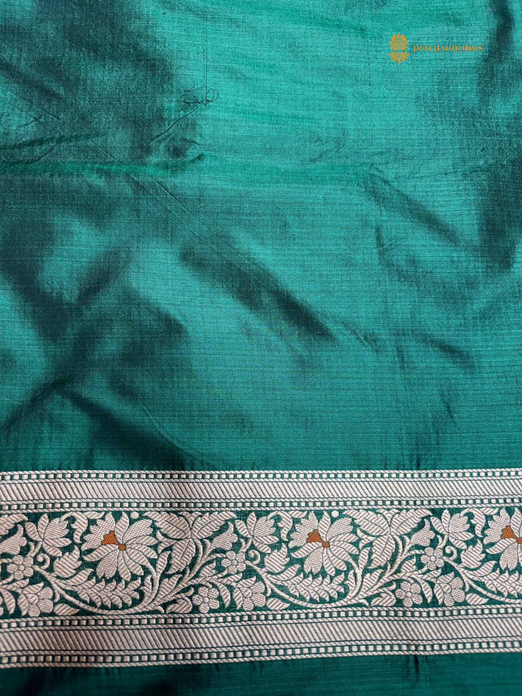 Regal Pure Katan Silk Handloom Banarasi Saree - All Over Jaal Work With Meenakari