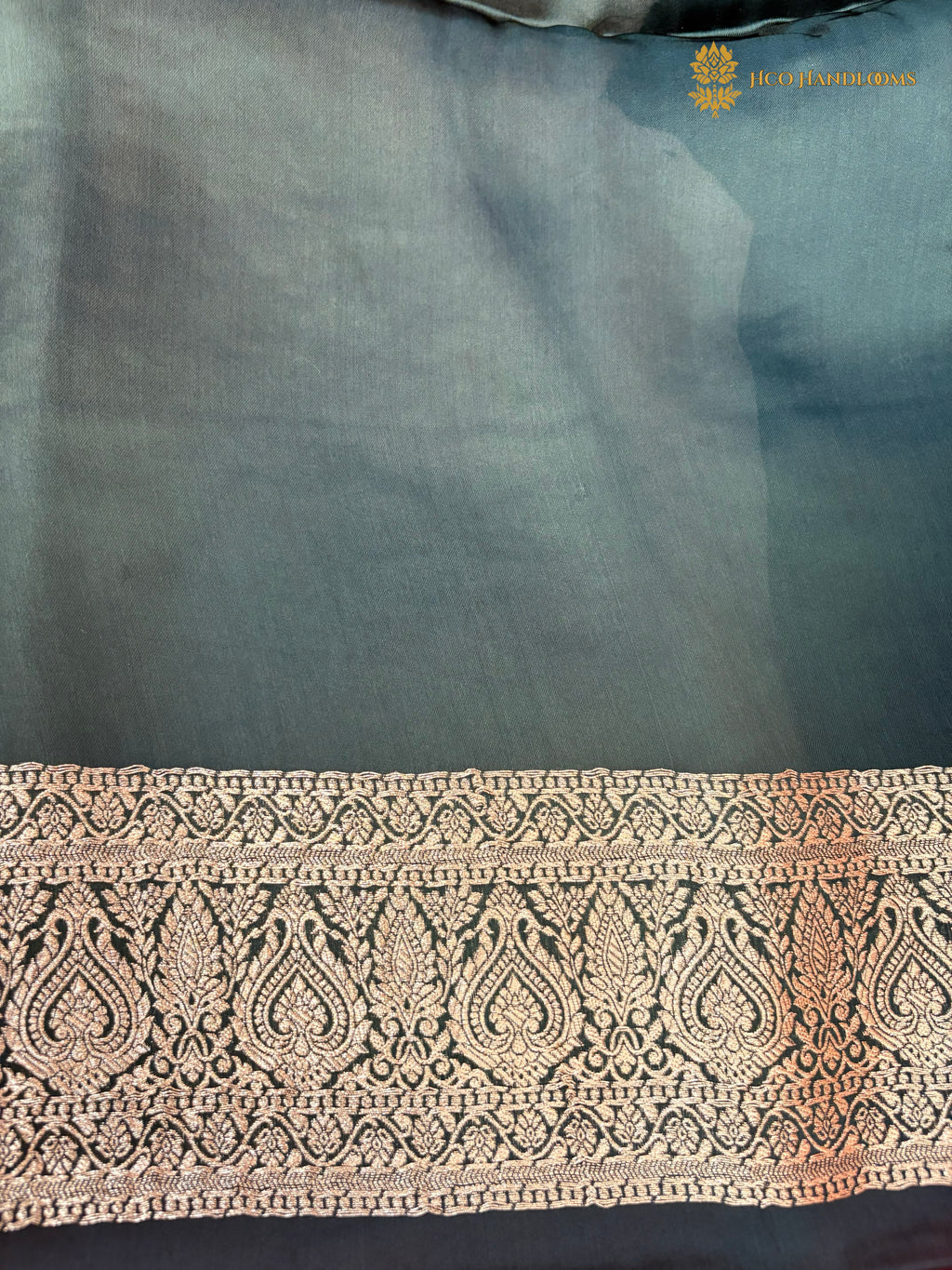 Premium Mashru Crepe Silk Banarasi Saree - All Over Jangla