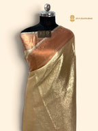 Pure Tissue Silk Handloom Banarasi Saree - All Over Tanchui Brocade