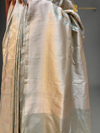 Pure Katan Silk Handloom Banarasi Saree - All Over Meenakari Jangla