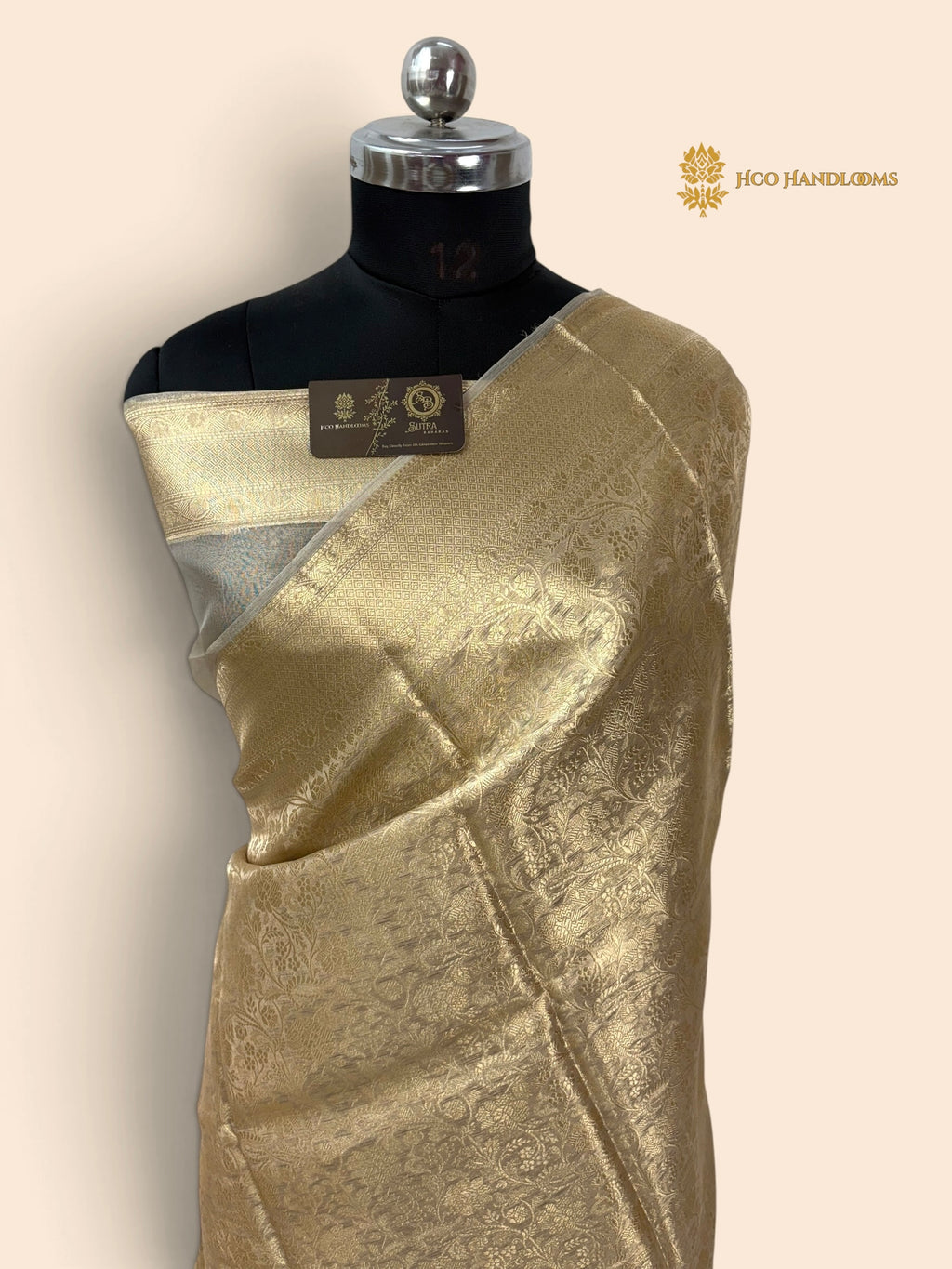 Pure Tissue Silk Handloom Banarasi Saree - All Over Tanchui Brocade