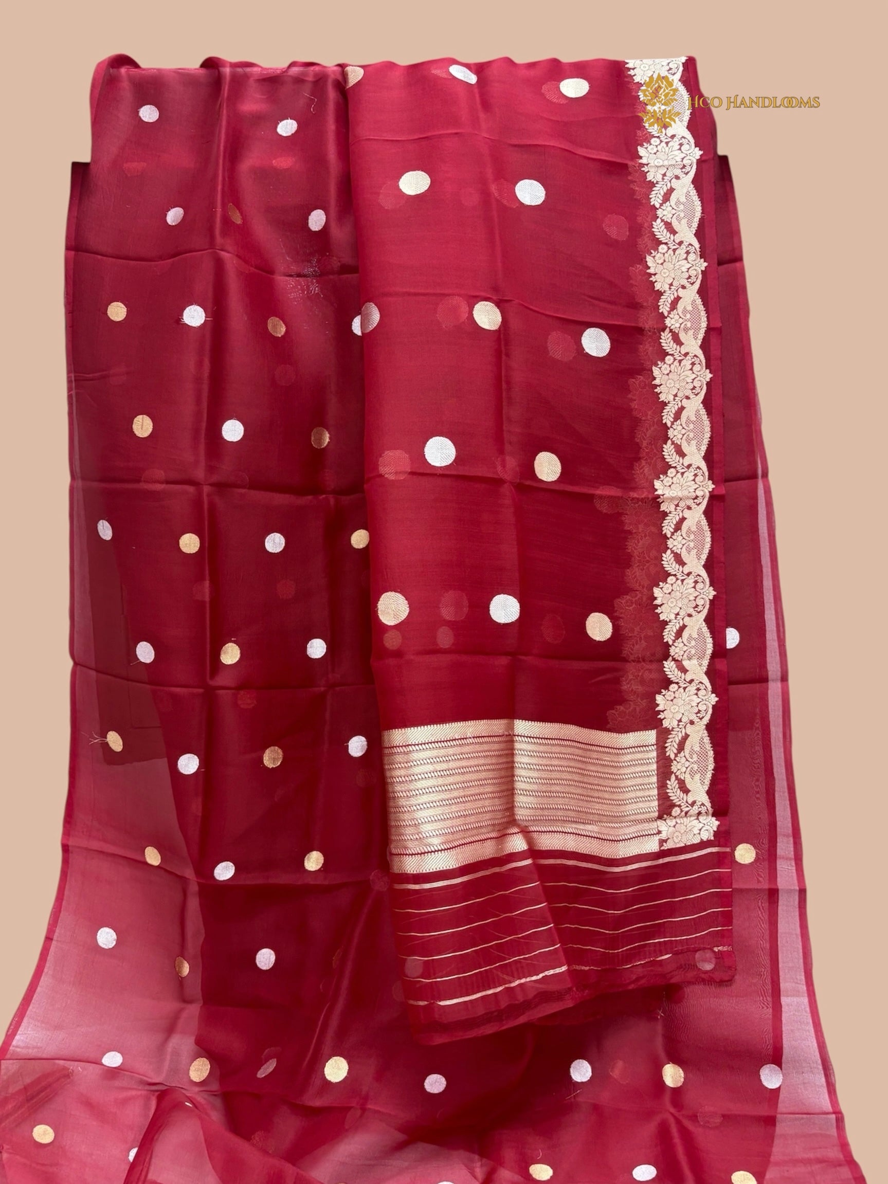 Pure Kora Silk Handloom Banarasi Dress Material