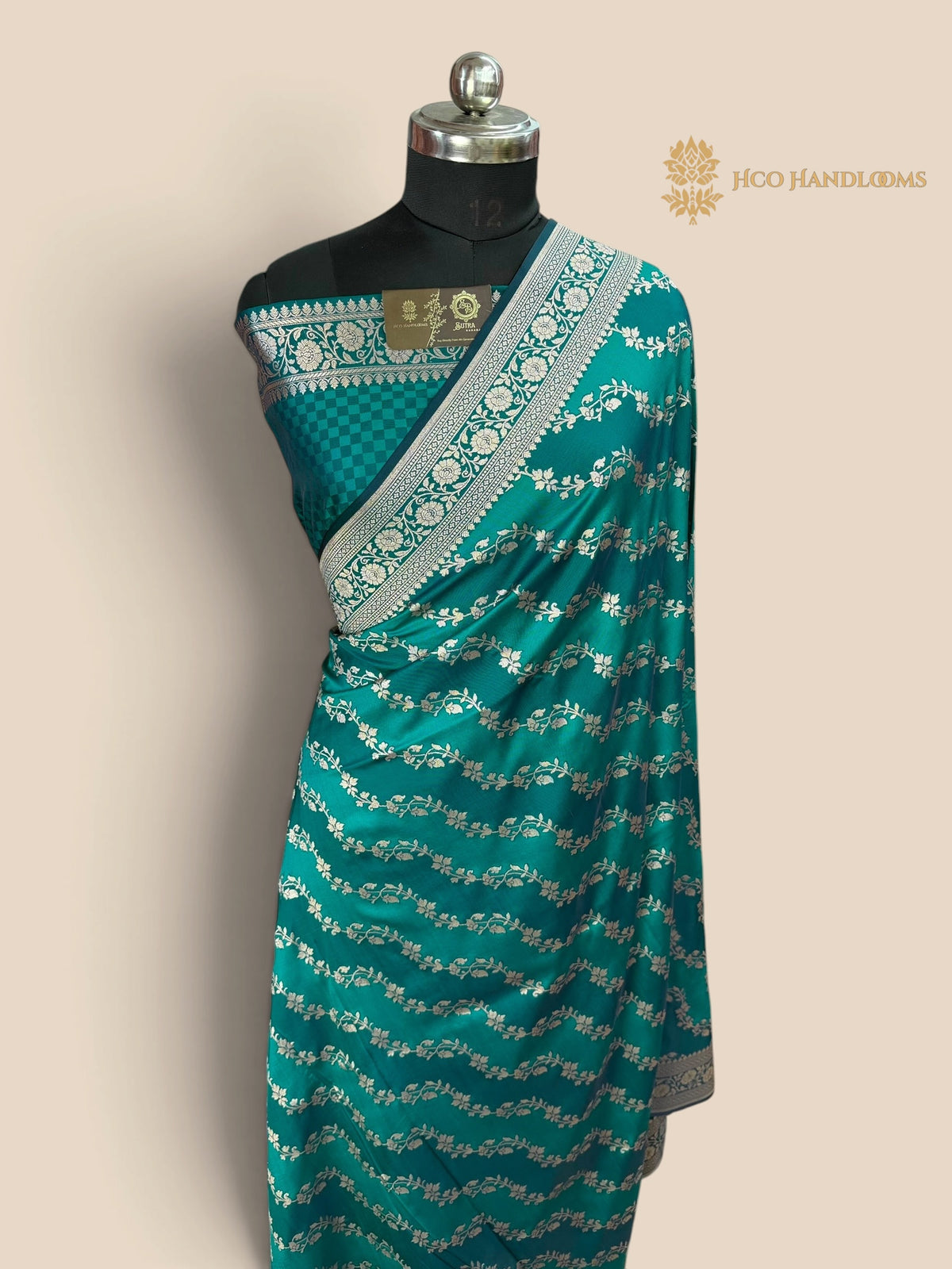Premium Mashru Katan Silk Banarasi Saree - Rangkat Lahariya