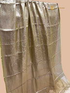 Pure Tissue Silk Tanchui Brocade Handloom Banarasi Saree