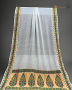 Pure Georgette Meenakari Banarasi Handloom Dupatta