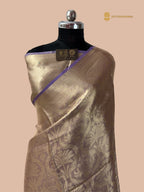 Pure Tissue Silk Tanchui Brocade Handloom Banarasi Saree