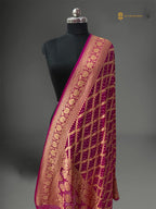Pure Georgette Banarasi Bandhej Handloom Dupatta