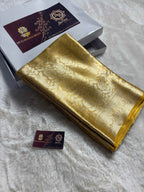 Pure Tissue Silk Tanchui Brocade  Handloom Banarasi Saree