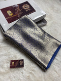 Pure Tissue Silk Tanchui Brocade Handloom Banarasi Saree