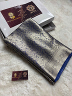 Pure Tissue Silk Tanchui Brocade Handloom Banarasi Saree