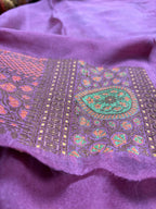 Pure Chiffon Silk Khaddi Banarasi With Paisley Motifs