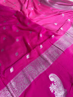 Pure Chiffon Silk Khaddi Banarasi With Small Motifs