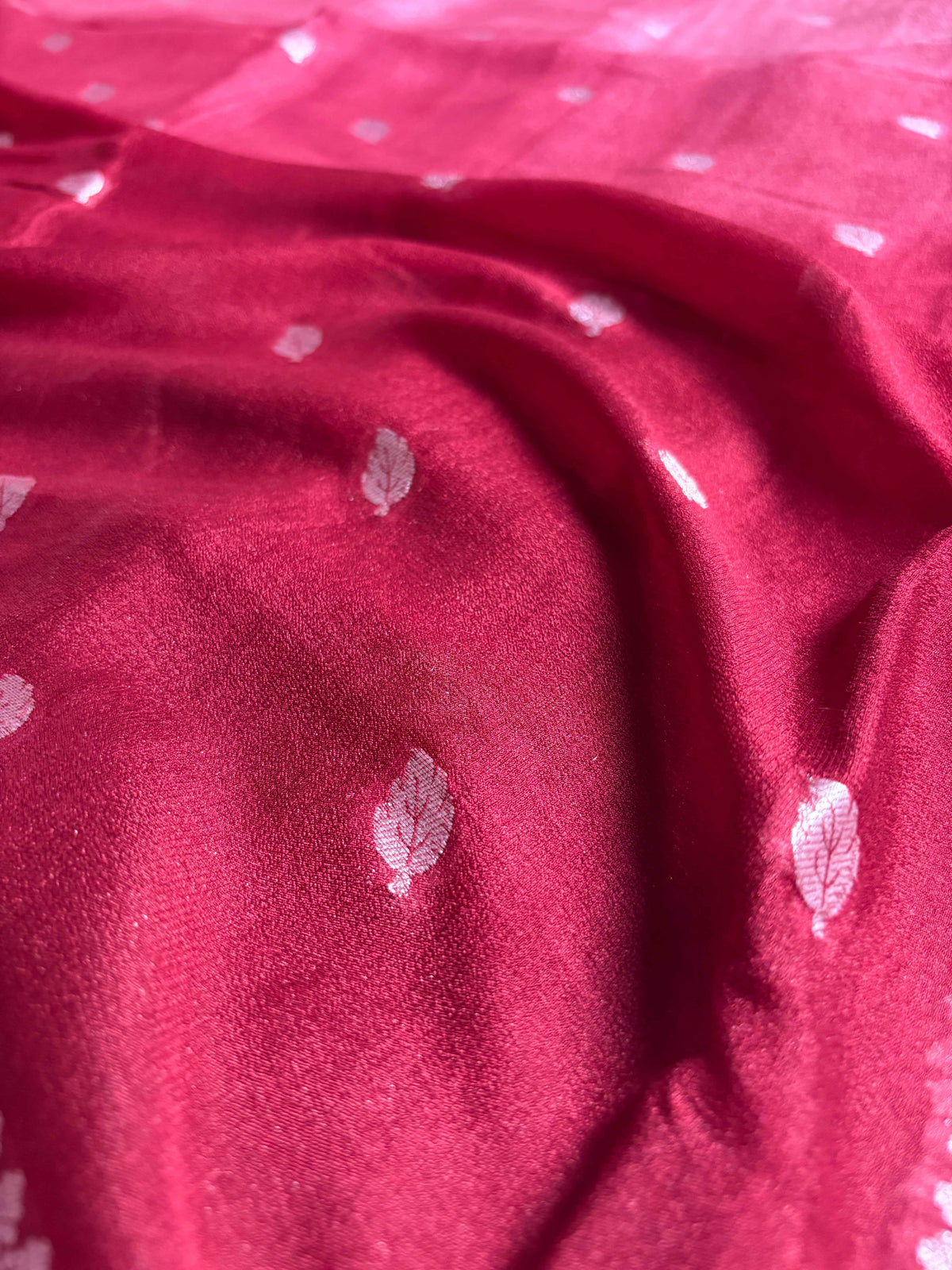 Pure Chiffon Silk Khaddi Banarasi With Small Motifs