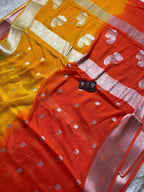 Pure Chiffon Silk Khaddi Banarasi With Small Motifs