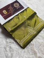 Pure Katan Silk Handloom Banarasi Saree - All Over Kadhua Motifs