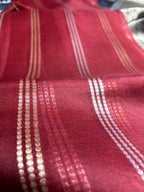 Black Pure Kora Silk Handloom Banarasi Saree - All Over Kadhua Lahariya
